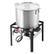 Alt View 5. VEVOR - 80 Qt Seafood Boiling Kit with Strainer, Outdoor Seafood Boil Pot and Basket, Cooking Set for Crawfish Lobster Boiling - Silver.