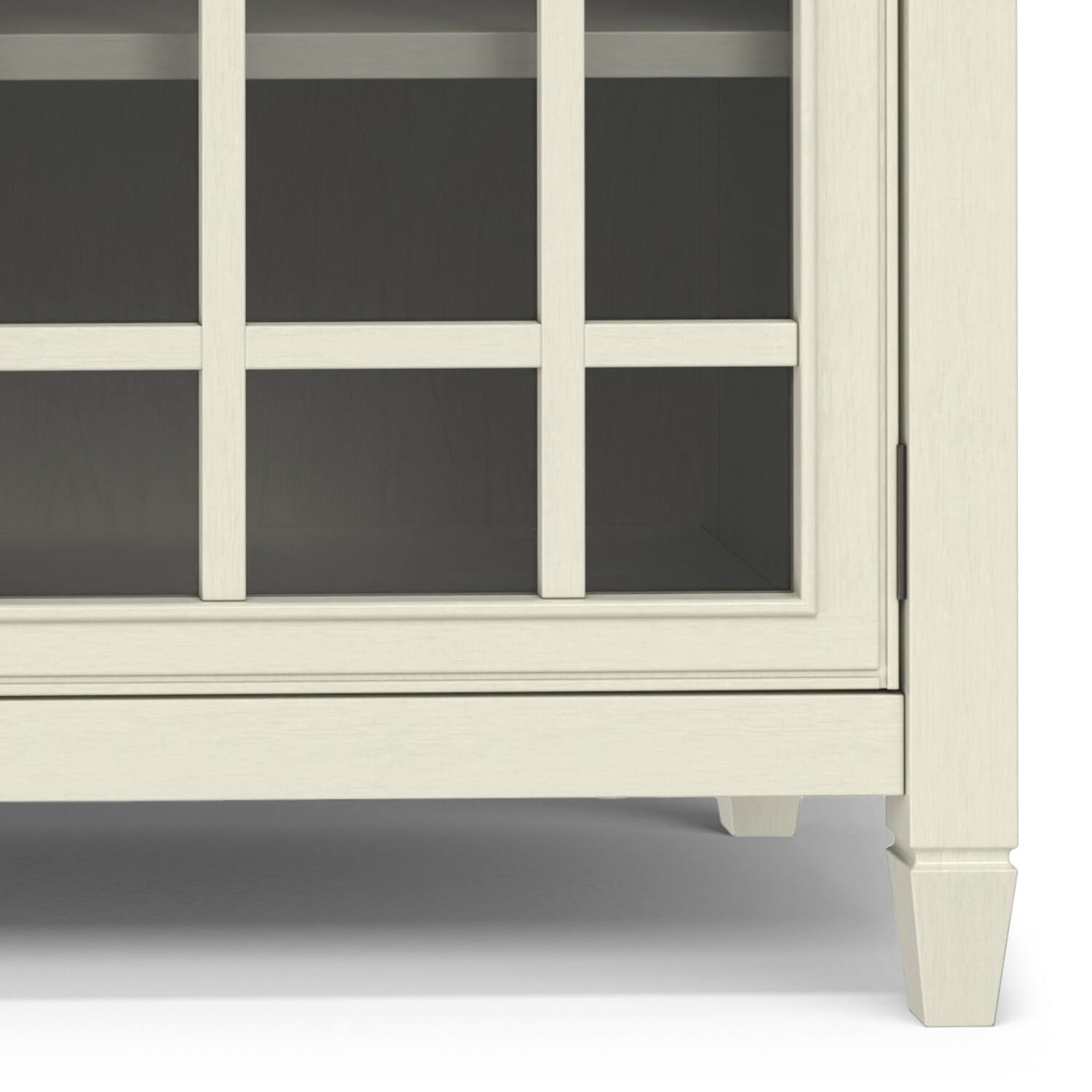 Alt View 6. Simpli Home - Connaught SOLID WOOD Sideboard Buffet in Antique White - Antique White.