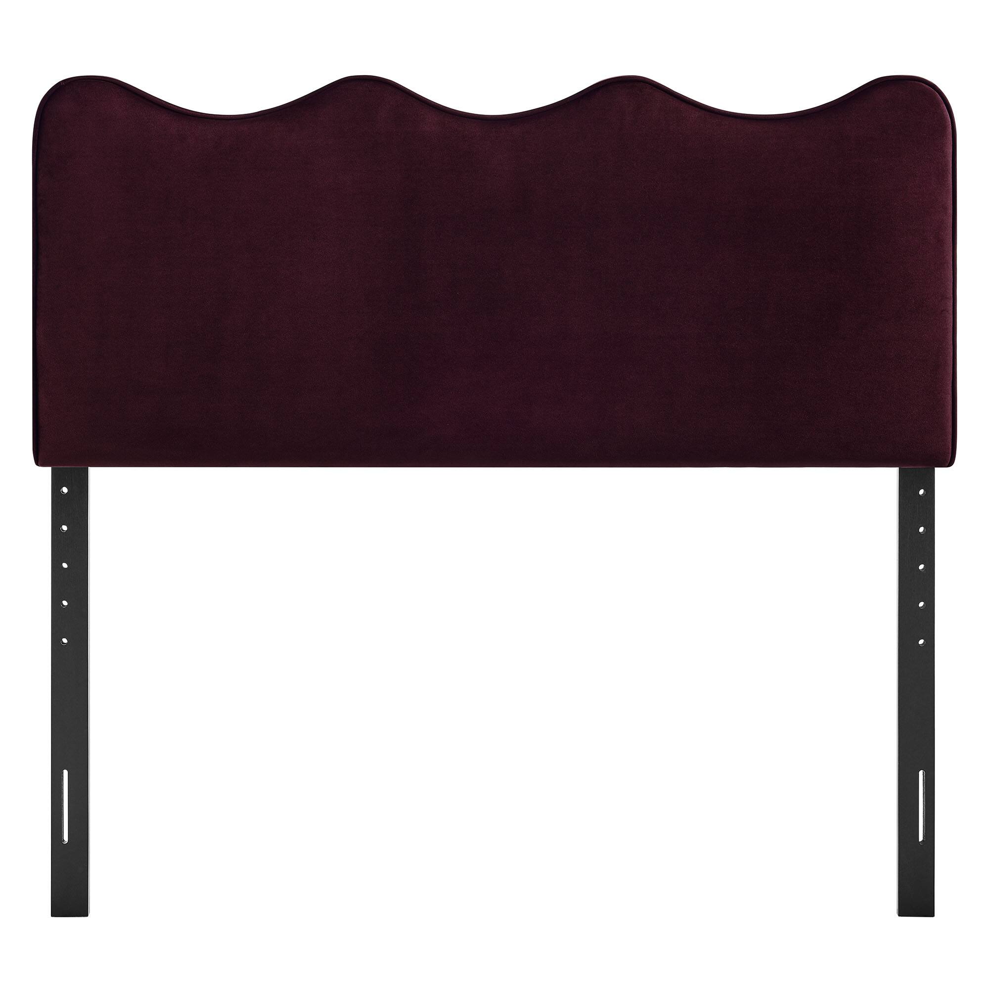 Alt View 2. Modway - Athena Upholstered Headboard by Modway - Mulberry.