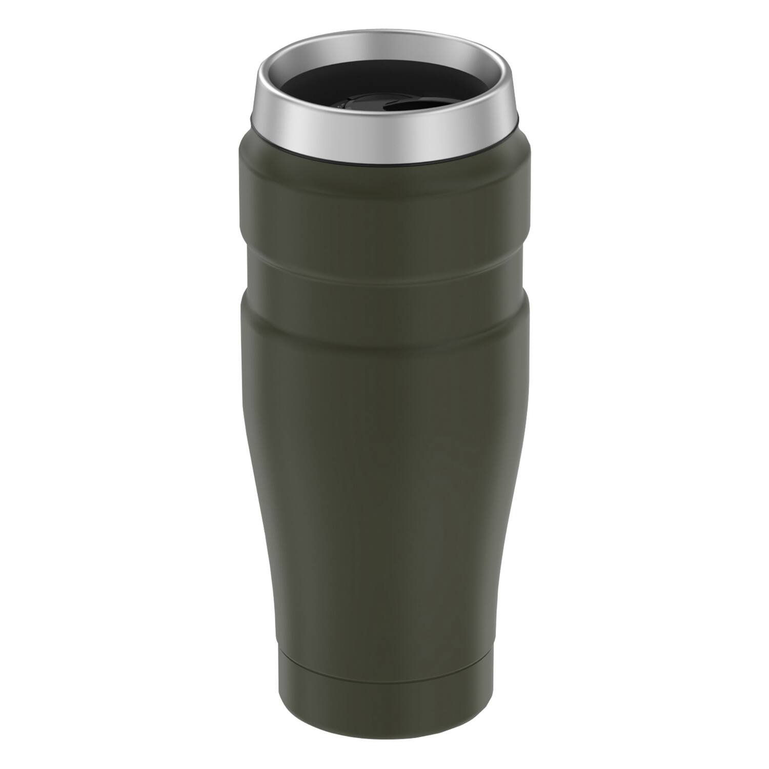Alt View 1. Thermos - 16-Ounce Stainless King Vacuum-Insulated Stainless Steel Travel Tumbler - Pine Green.
