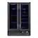 Alt View 15. NewAir - 24” Built-in Dual Zone 18 Bottle and 58 Can Wine and Beverage Cooler with French Doors and Adjustable Shelves - Black Stainless Steel.