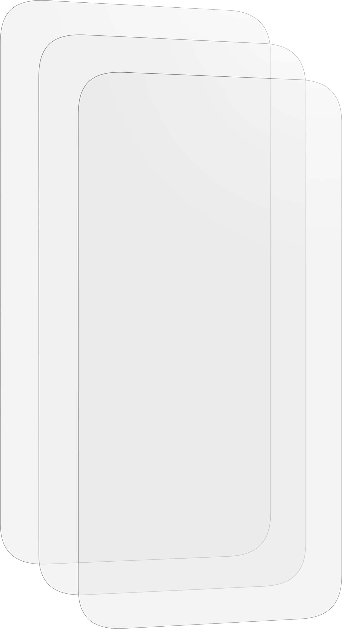 Alt View 19. Insignia™ - Anti-Reflective Glass Screen Protector for iPhone 16 Plus and iPhone 15 Plus (3-Pack) - Clear.