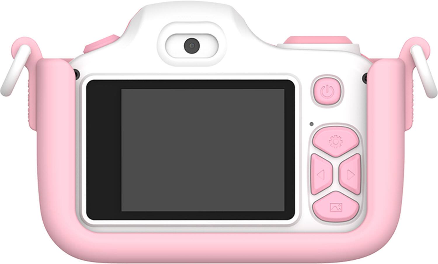 Left. myFirst - Camera 3 - Digital Camera for Kids with Extra Selfie Lens 16MP HD Video, Selfie Lens, Shockproof Case, microSD - Pink.