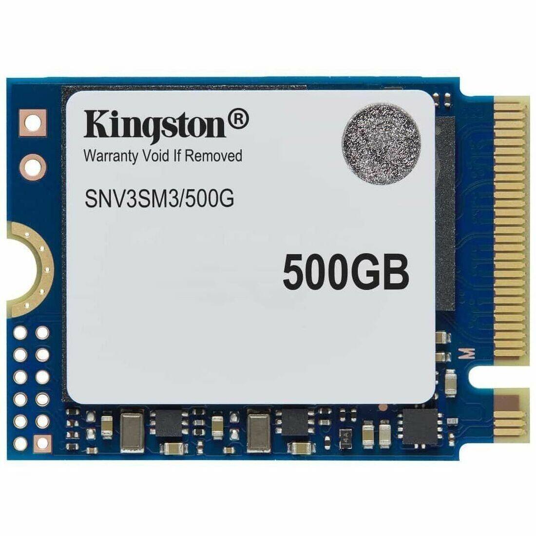 内蔵型SSD Kingston NV3 PCIe 4.0 NVMe M.2 SSD 500GB Kingston NV3 500 GB Solid State Drive M.2 2230 Internal PCI