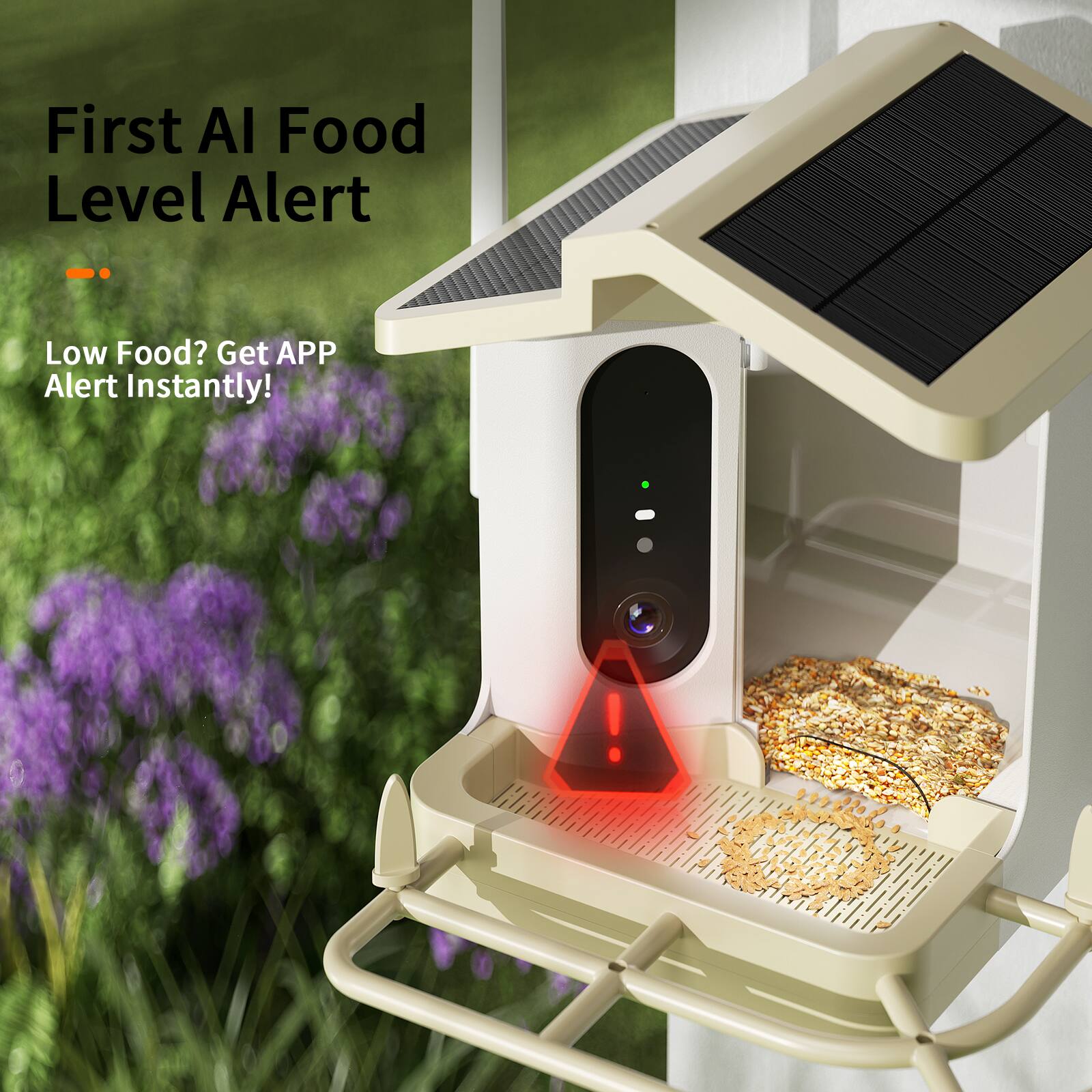 First AI Food Level Alert - Low Food? Get APP Alert Instantly!