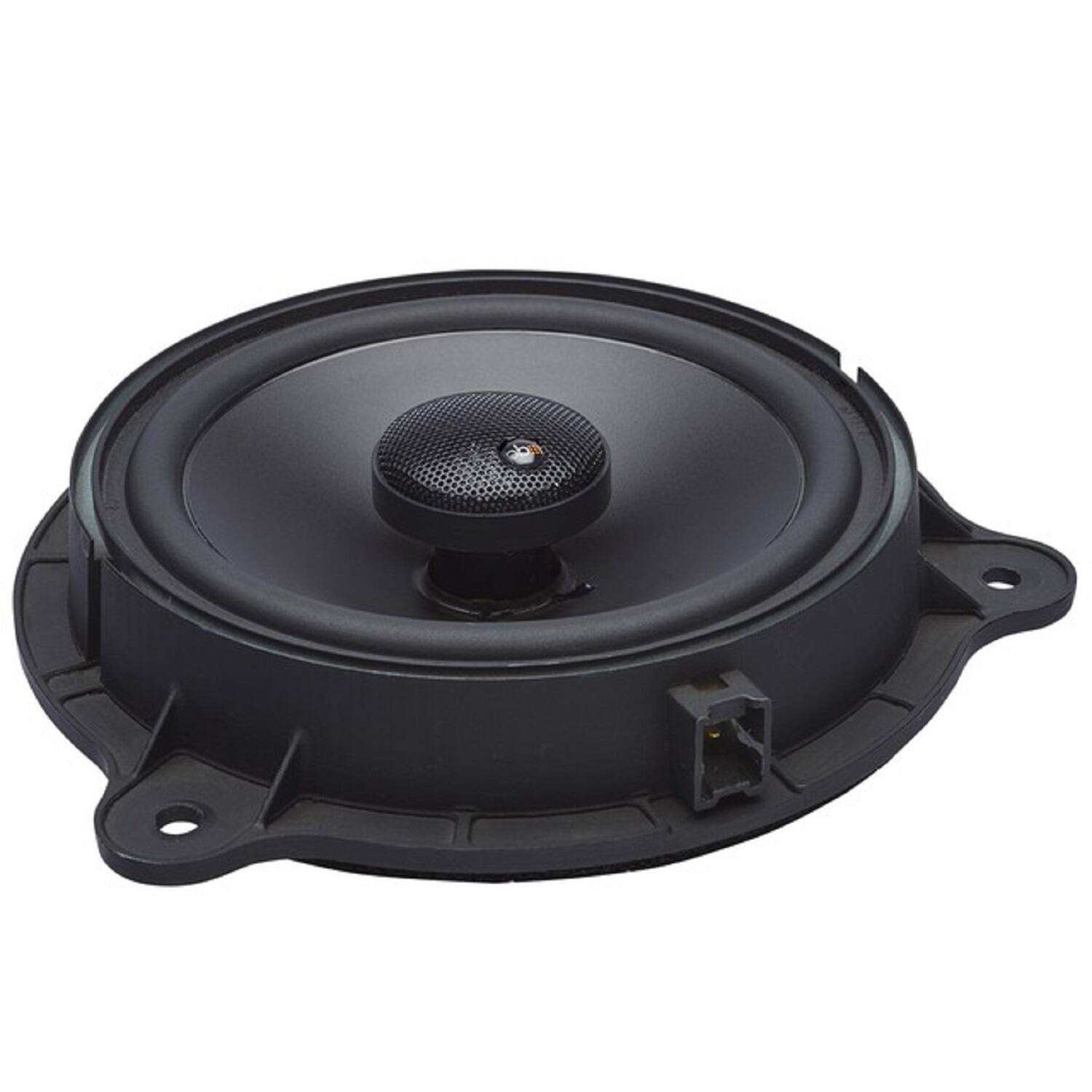 Alt View 12. Powerbass - OE Series 6.5in. 2-Way Coaxial OEM Replacement Speaker with Injection Molded PP Cone-Pair - black.