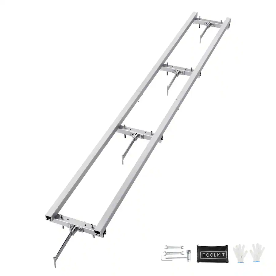 VEVOR Rail Mill Guide System, 9 ft Milling Guide, 4 Crossbar Kits ...