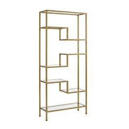 Crosley Furniture - Sloane Etagere Bookcase - Gold