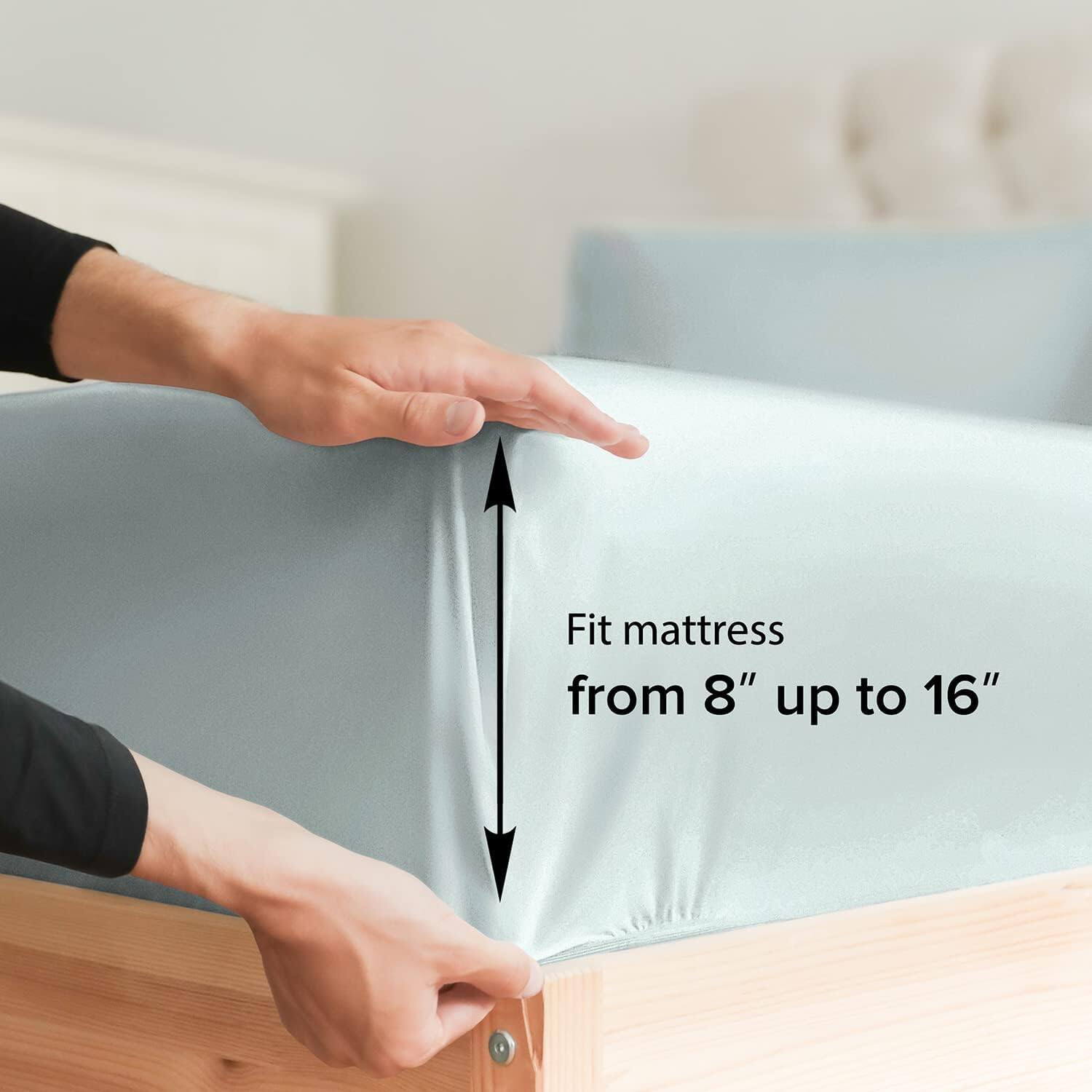 Fit mattress from 8" up to 16"