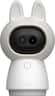 Aqara - 4K Dual-Lens Camera Hub G350, Indoor Camera 9X Zoom, 360° Pan/Tilt, AI Auto-Tracking, Face/Gesture Rec, 512 GB Storage - White