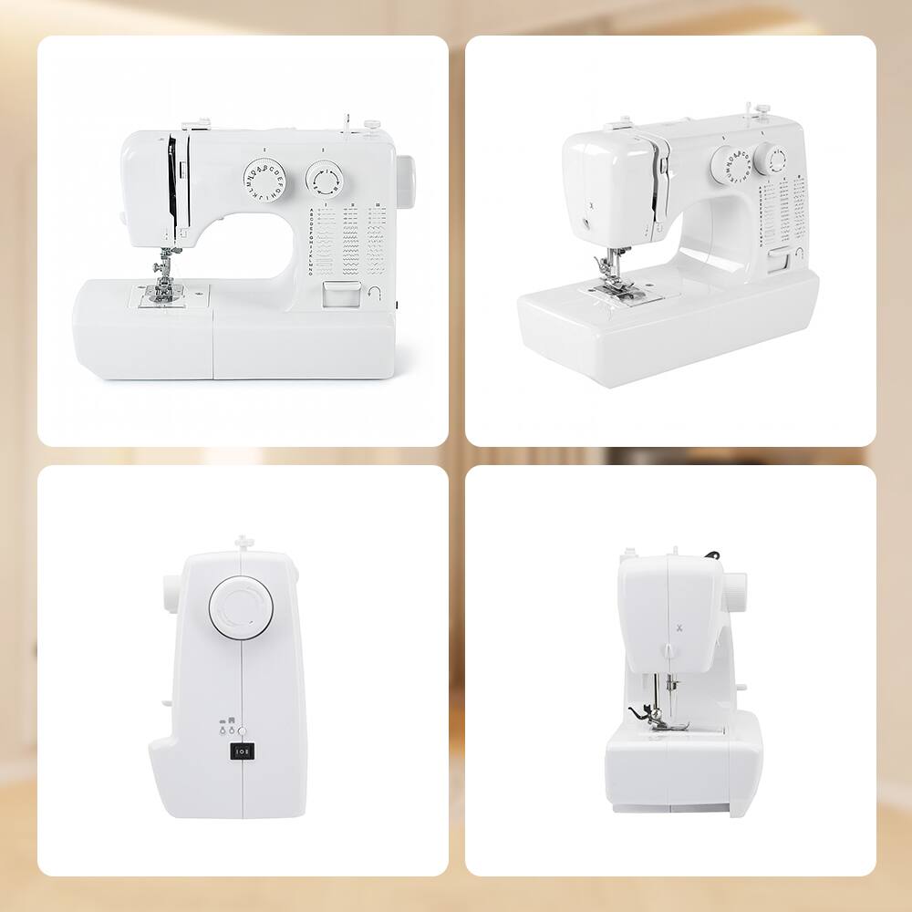Alt View 1. COWIN - Sewing Machine Electric Sewing Machine for Beginners, Portable, Full Featured - White.