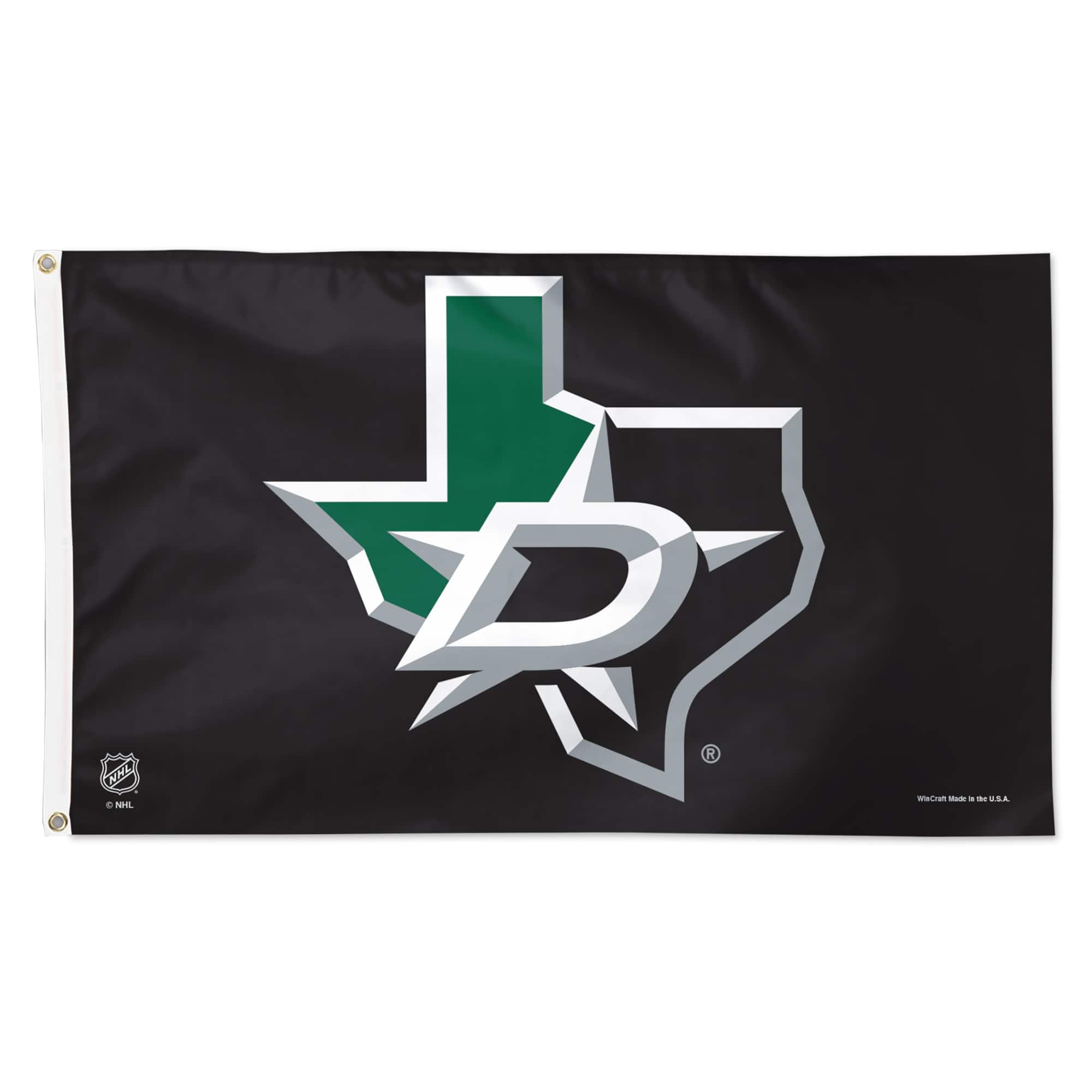 WinCraft - Dallas Stars 3' x 5' State Shape Deluxe Single-Sided Flag - Multicolor