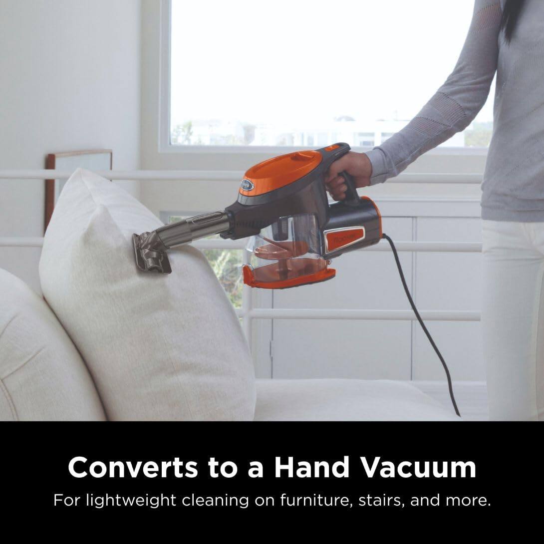 Converts to a Hand Vacuum  
For lightweight cleaning on furniture, stairs, and more.
