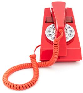 PopMarket - GPO Retro GPOTRMR Trim phone Desktop or Wall Mountable - MISC ACCESSORY - Red