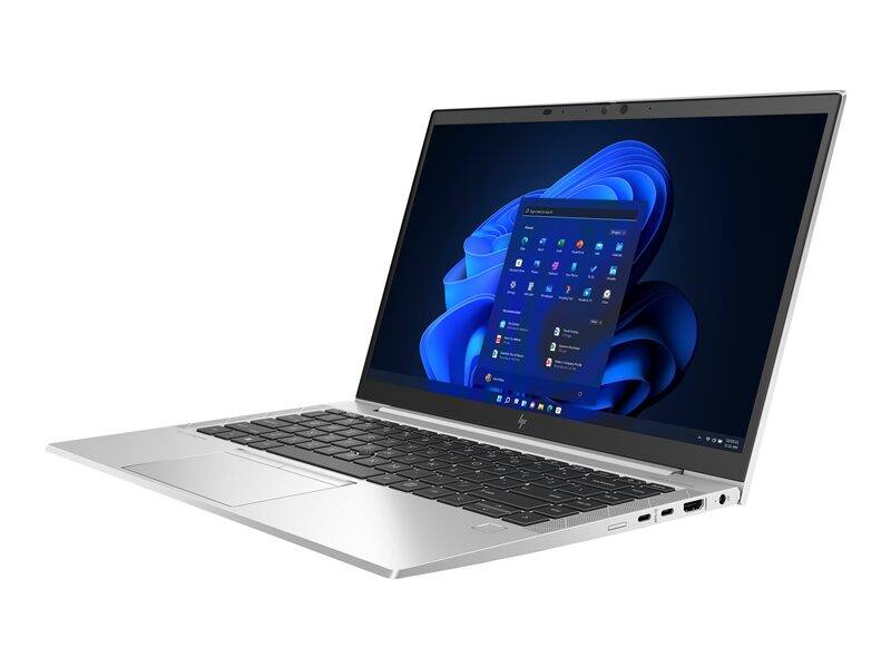 Alt View 1. HP - EliteBook 845 G8 14" FHD AMD Ryzen 5 PRO 5650U 2.3 GHz up to 4.2 GHz 16GB 256GB SSD AMD Radeon Graphics Windows 11 Pro - Silver.