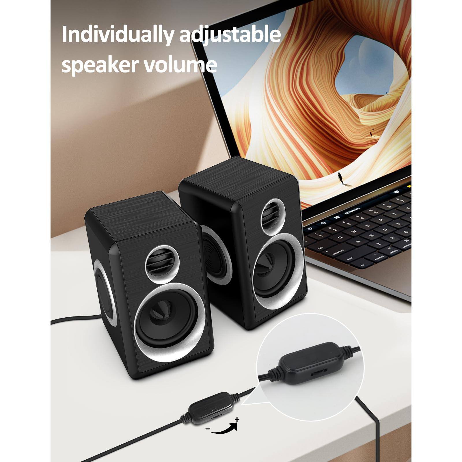 Individually adjustable speaker volume