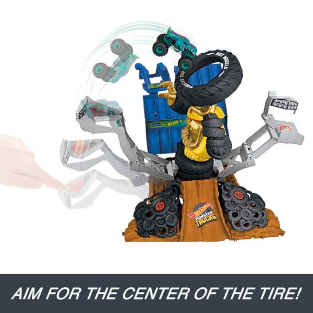 Mattel HPN71 Hot Wheels Monster Trucks Arena Smashers MEGA Wrex vs Mattel HPN71 Hot Wheels Monster Trucks Arena Smashers MEGA Wrex vs