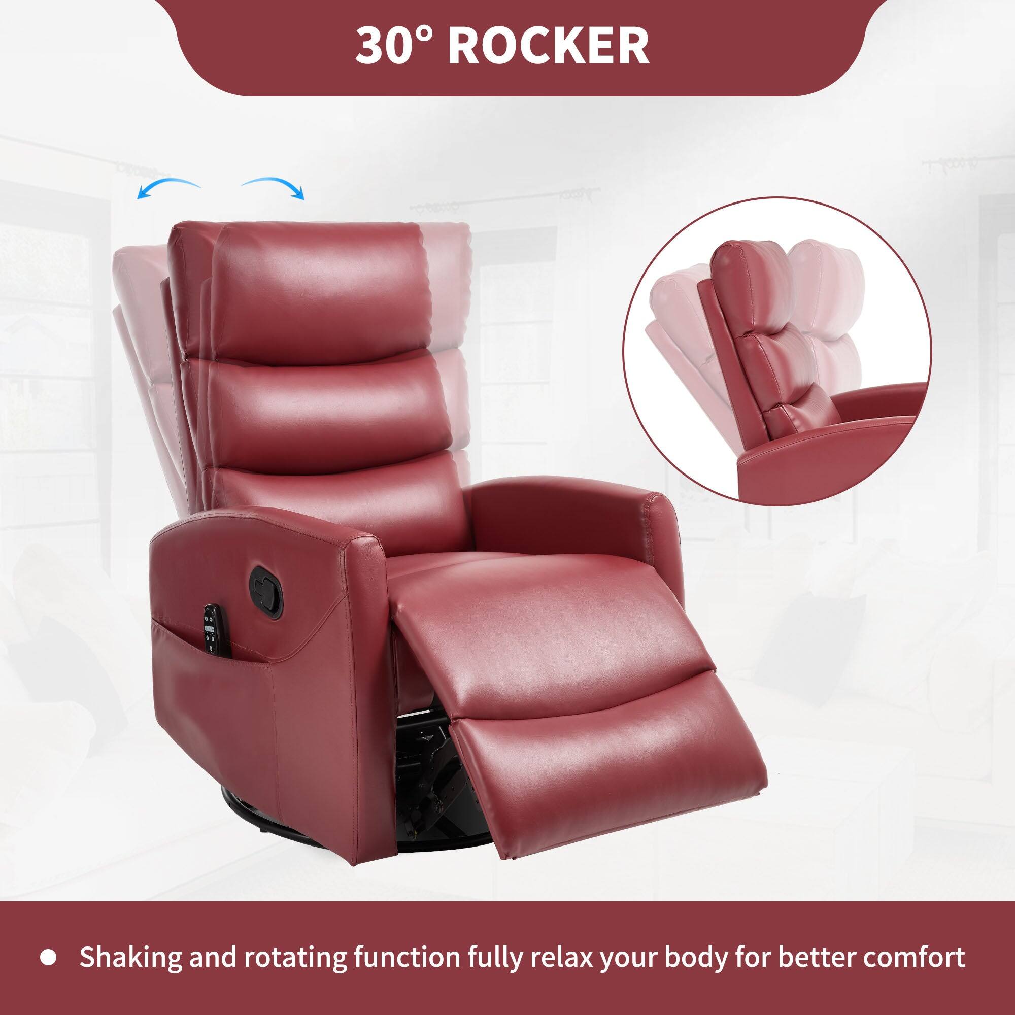 30° ROCKER

Shaking and rotating function fully relax your body for better comfort