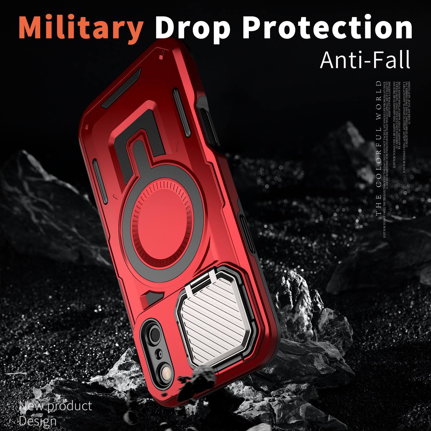Military Drop Protection Anti-Fall  
1000 WORLD CERE ... INSPECT  
CREATOS ARISSO - COLORFUL WORLD  
JUST JUSTION THE EWILLTRY TODAY  
SOCIAL PLANCE  
New product Design