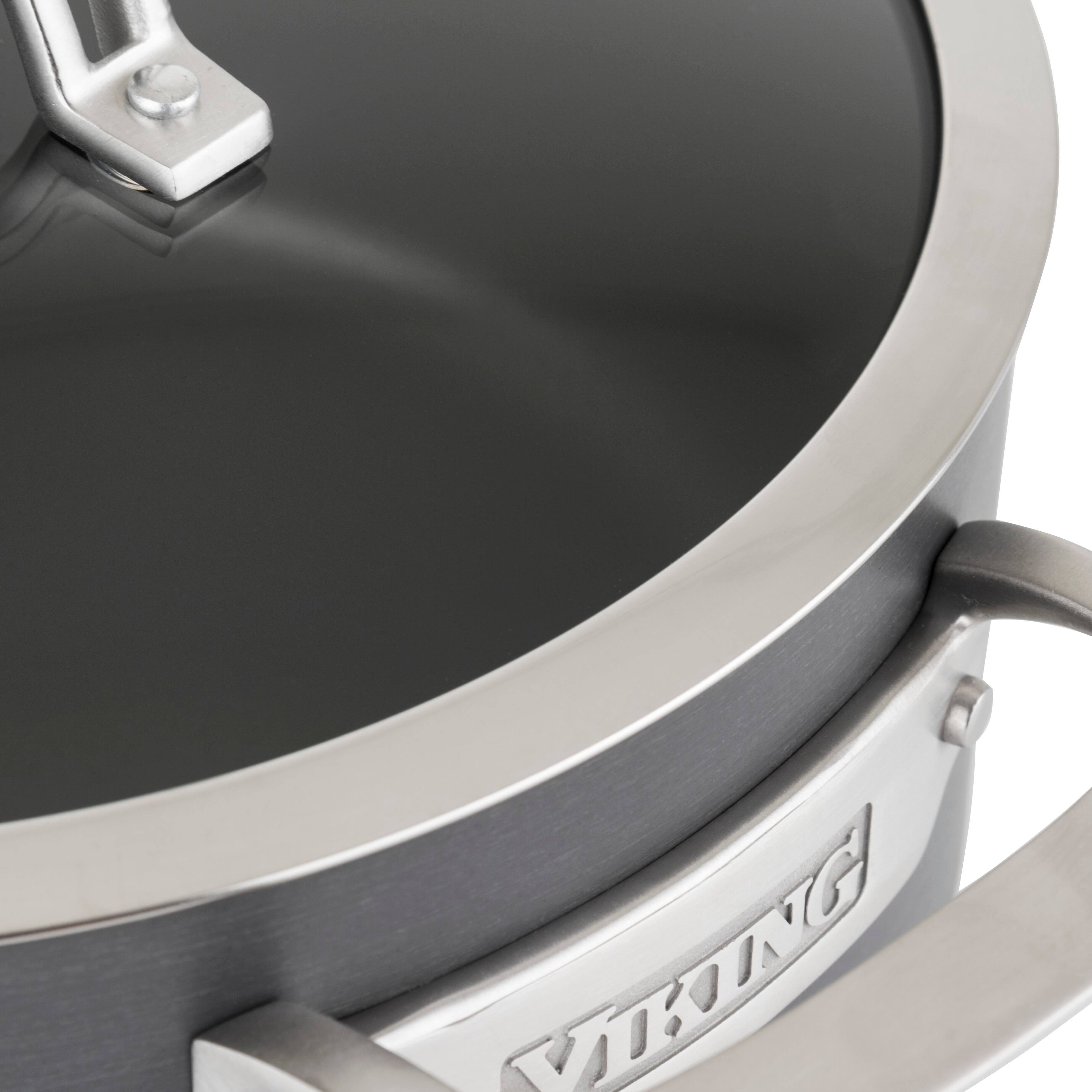 Alt View 13. Viking - Hard Anodized Nonstick 8 Qt. Stock Pot - Black.