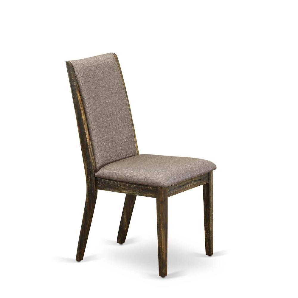 Angle. East West Furniture - Parson Chairs- - Brown.