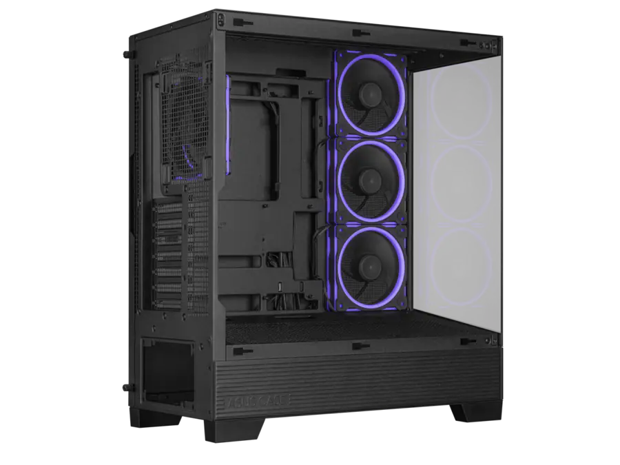 ASUS A31 PLUS ATX Case with panoramic glass, 360mm radiators, 380mm GPU ...