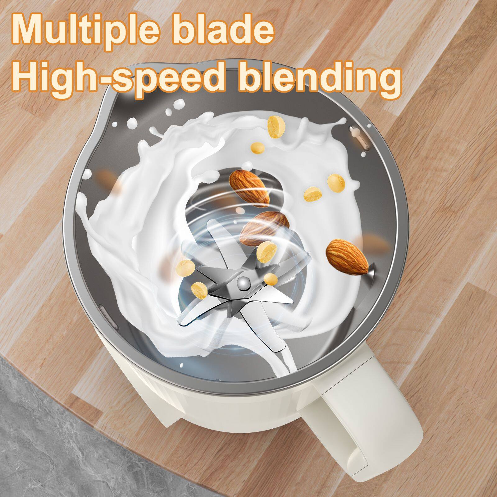 Multiple blade  
High-speed blending