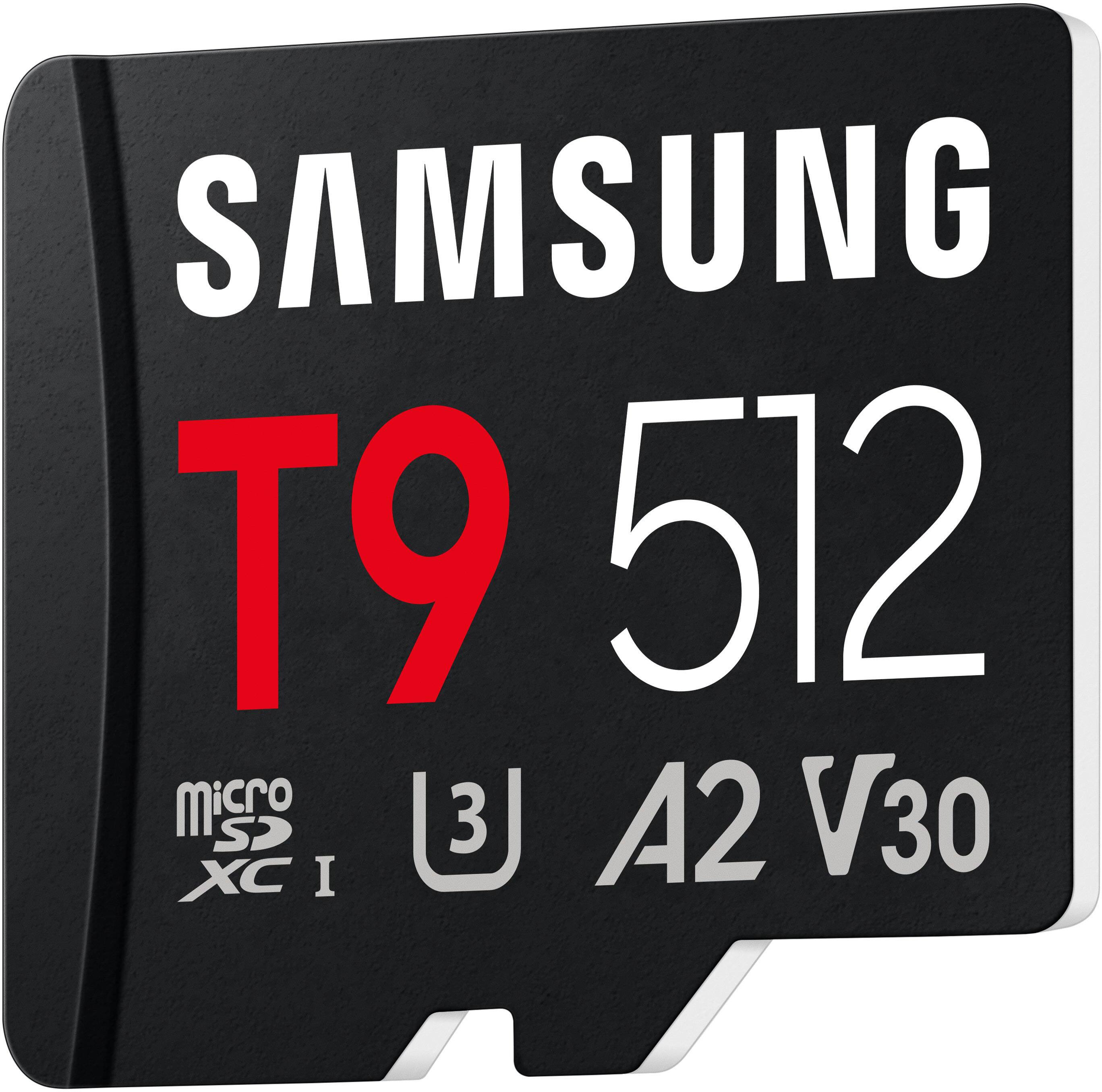 SAMSUNG T9 512GB microSDXC I A2 V30