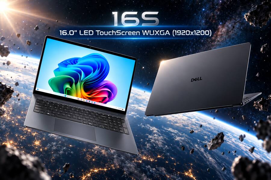 Mice Window Display Dell Upgraded 16S Laptop 16.0 WUXGA Display (Ultra 7 355, 16GB, 1TB SSD ...