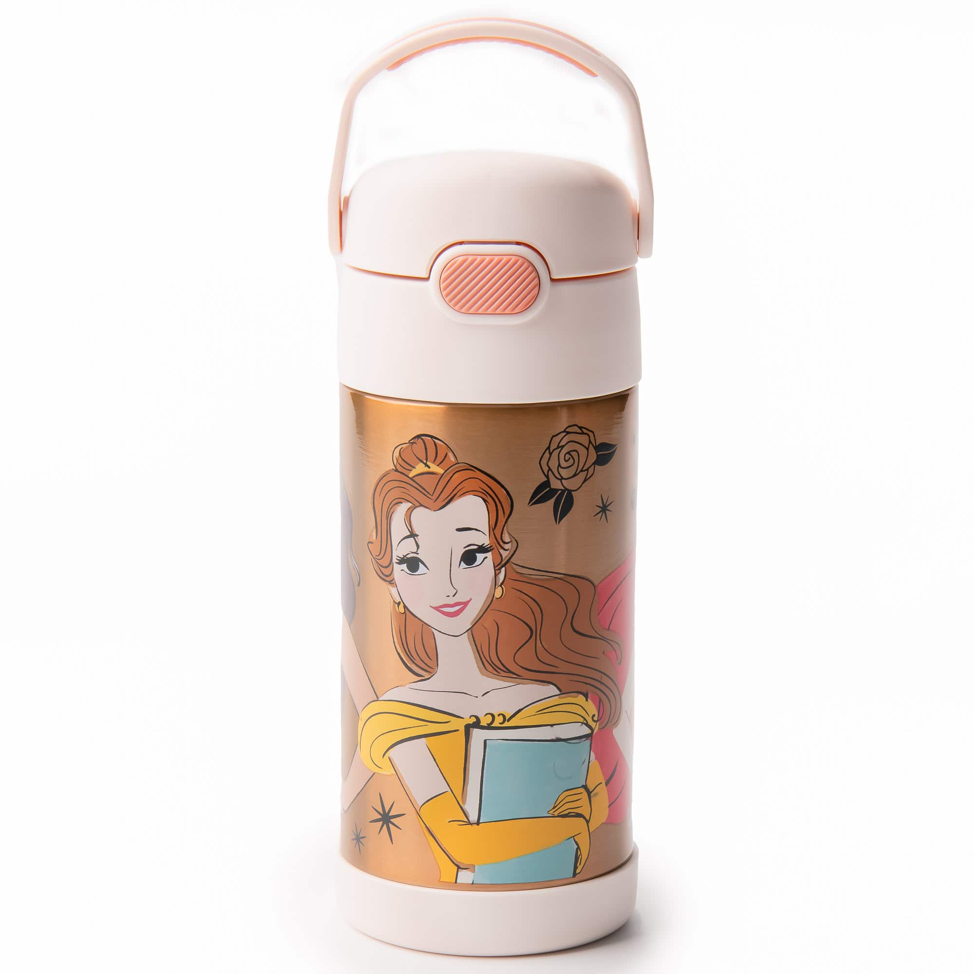 Front. Thermos - Thermos 12 oz. Kid's Funtainer Insulated Water Bottle - Princess - Princess.