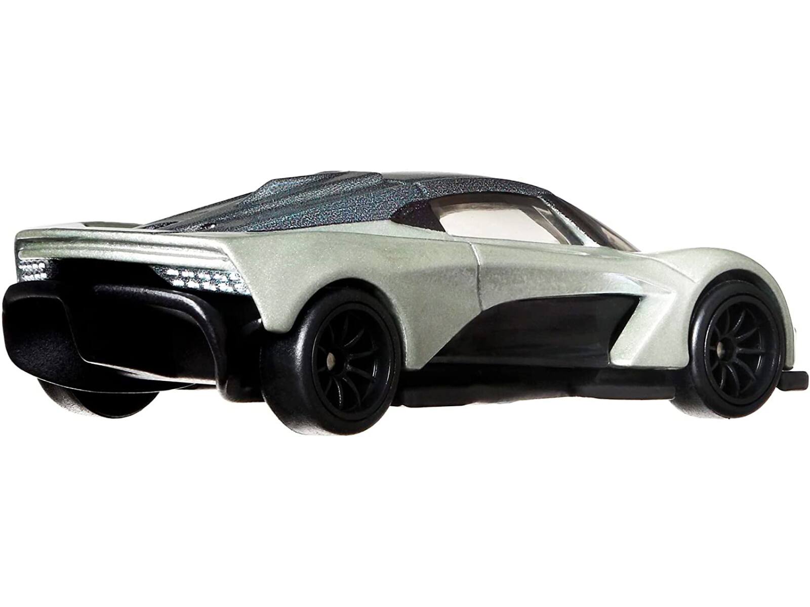 Alt View 2. Hot Wheels - Aston Martin Valhalla Concept Light Green Met. w/Dark Green Top (James Bond 007) 2021 Movie Model Car by Hot Wheels.
