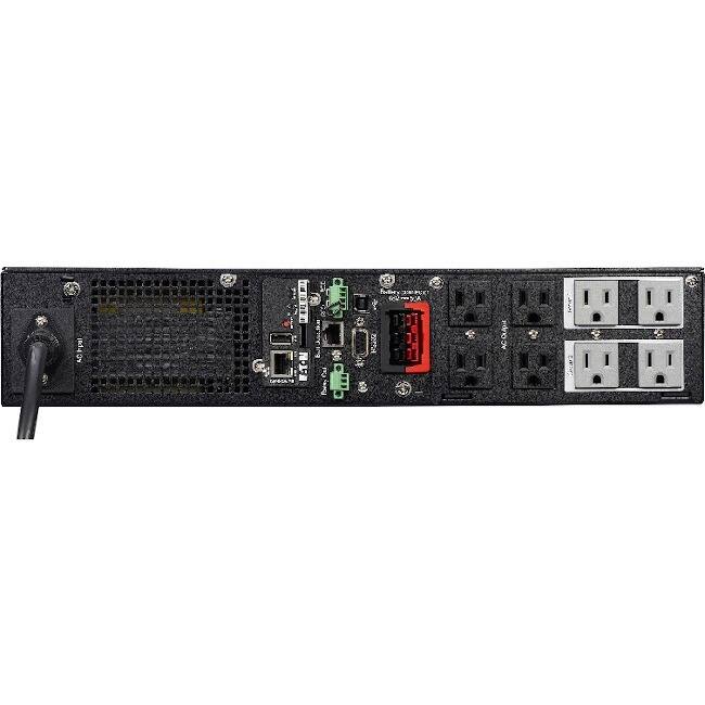 Alt View 2. Eaton - Eaton 5PX G2 3000VA 3000W 208V Line-Interactive UPS - 2 C19, 8 C13 Outlets, Cybersecure Network Card Included, Extended - Black,Silver.