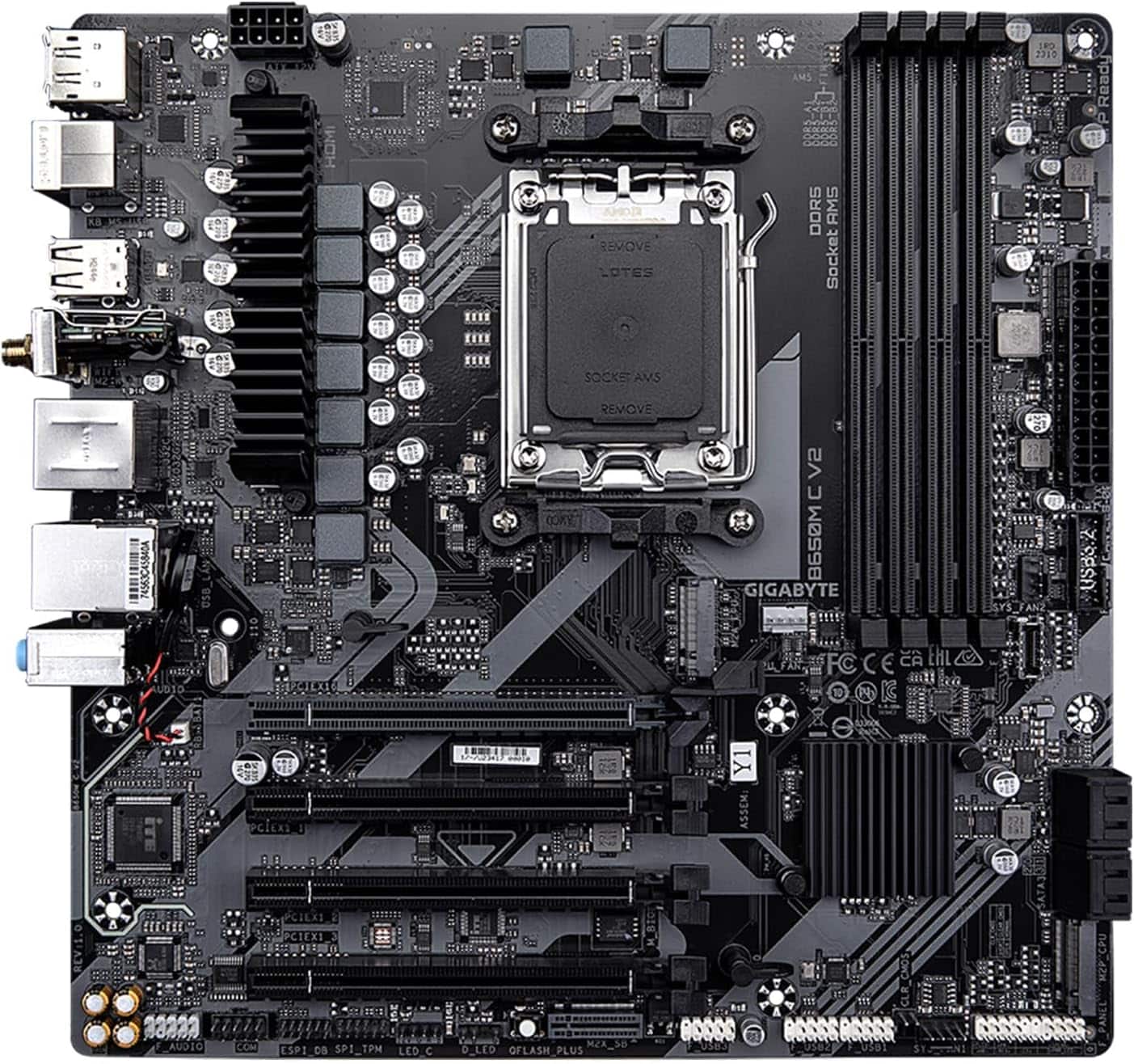 GIGABYTE Refurbished Excellent B650M C V2 Y1 AMD AM5 MICROATX B650