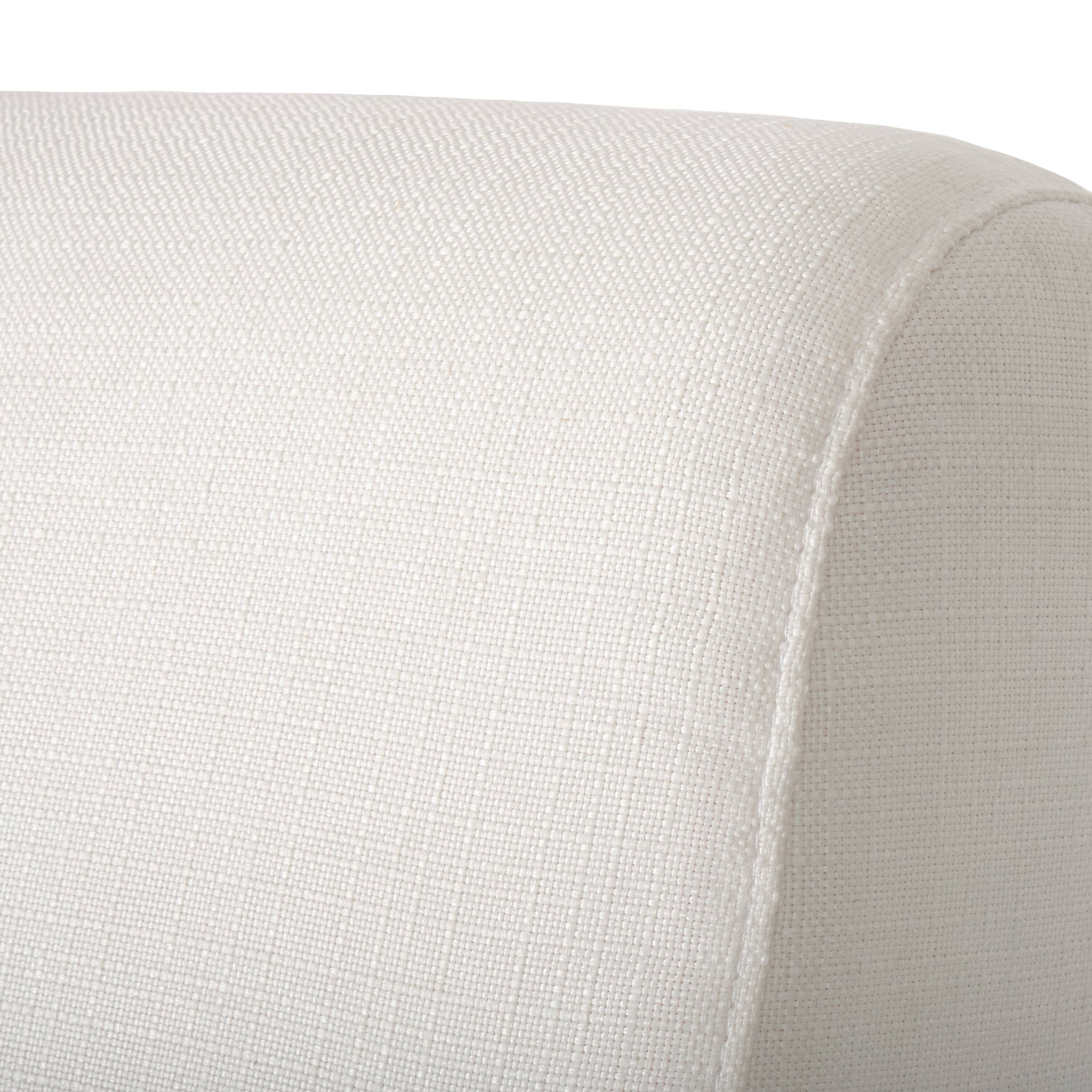 Alt View 9. CorLiving - Wells Basketweave Fabric Upholstered Indoor Pushback Recliner with Wood Legs - Off White.