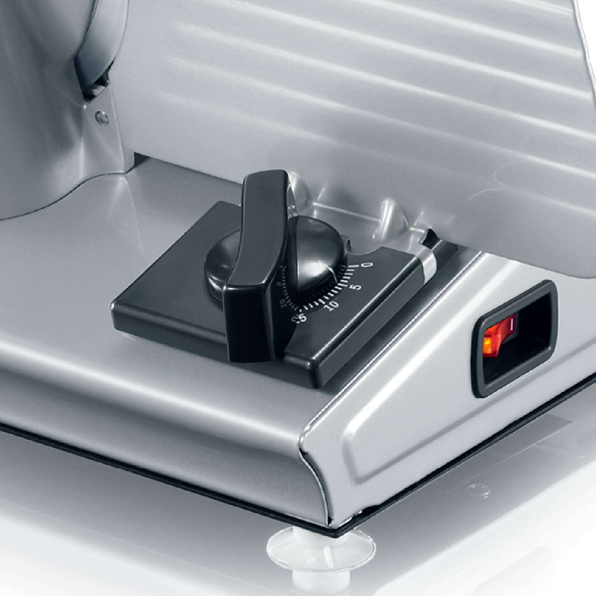 Alt View 1. Dexmalle - Dexmalle-Deli Meat Slicer Machine for Home Use with 7.5" Stainless Steel Blade-Silver - Silver.