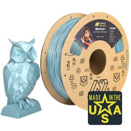 Factory Filament - 1.75mm PLA 3D Printer Filament, 1 KG Spool, Dimensional Accuracy +/- 0.02 mm, 3D Printing Filament - Silk Frozen Sky Blue
