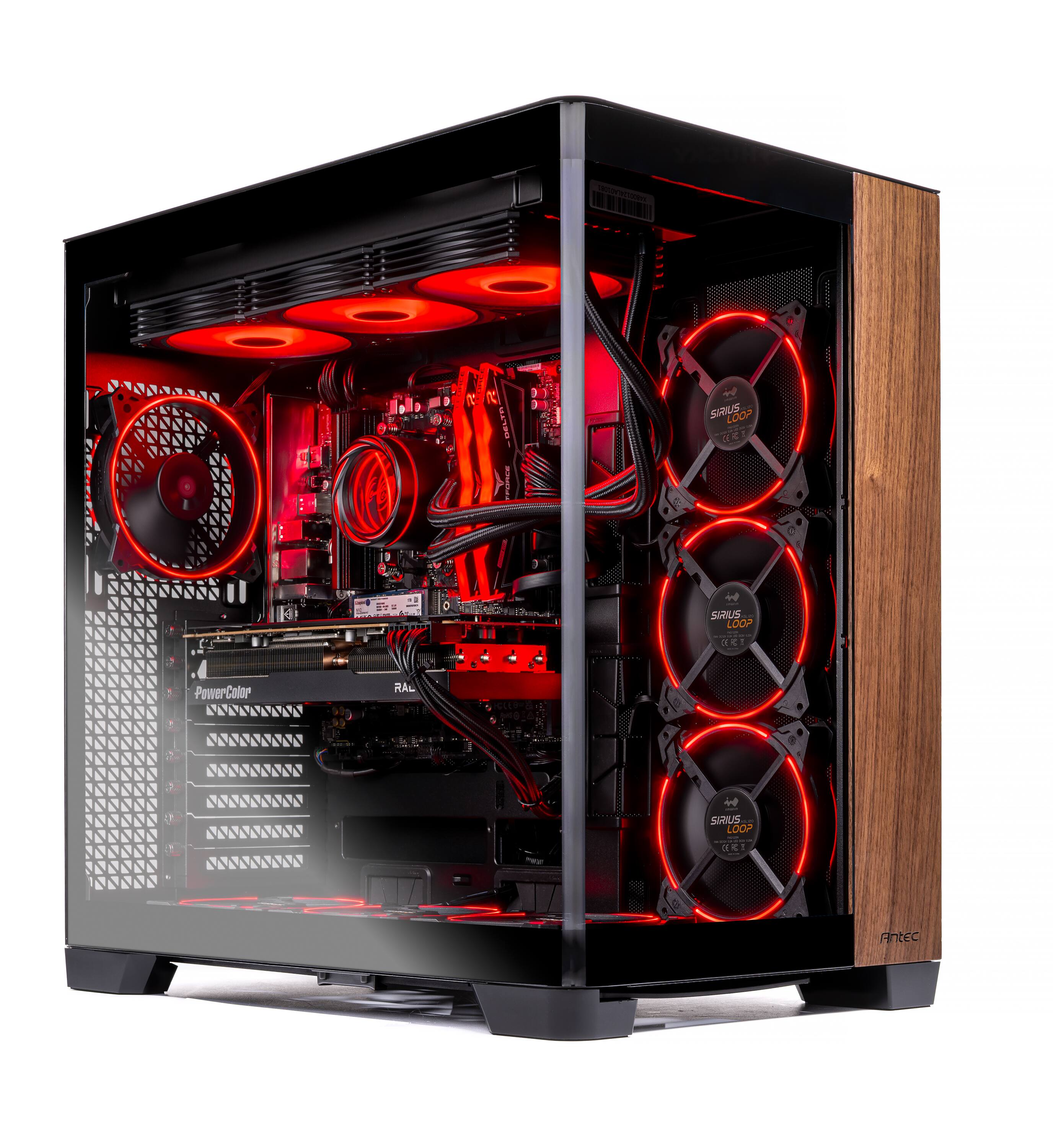 The text on the image reads: "K1 PowerColor Radeon R9 390X 8GB GDDR5 4GHz 2x128MB 4096MB 2x128MB 4096MB".