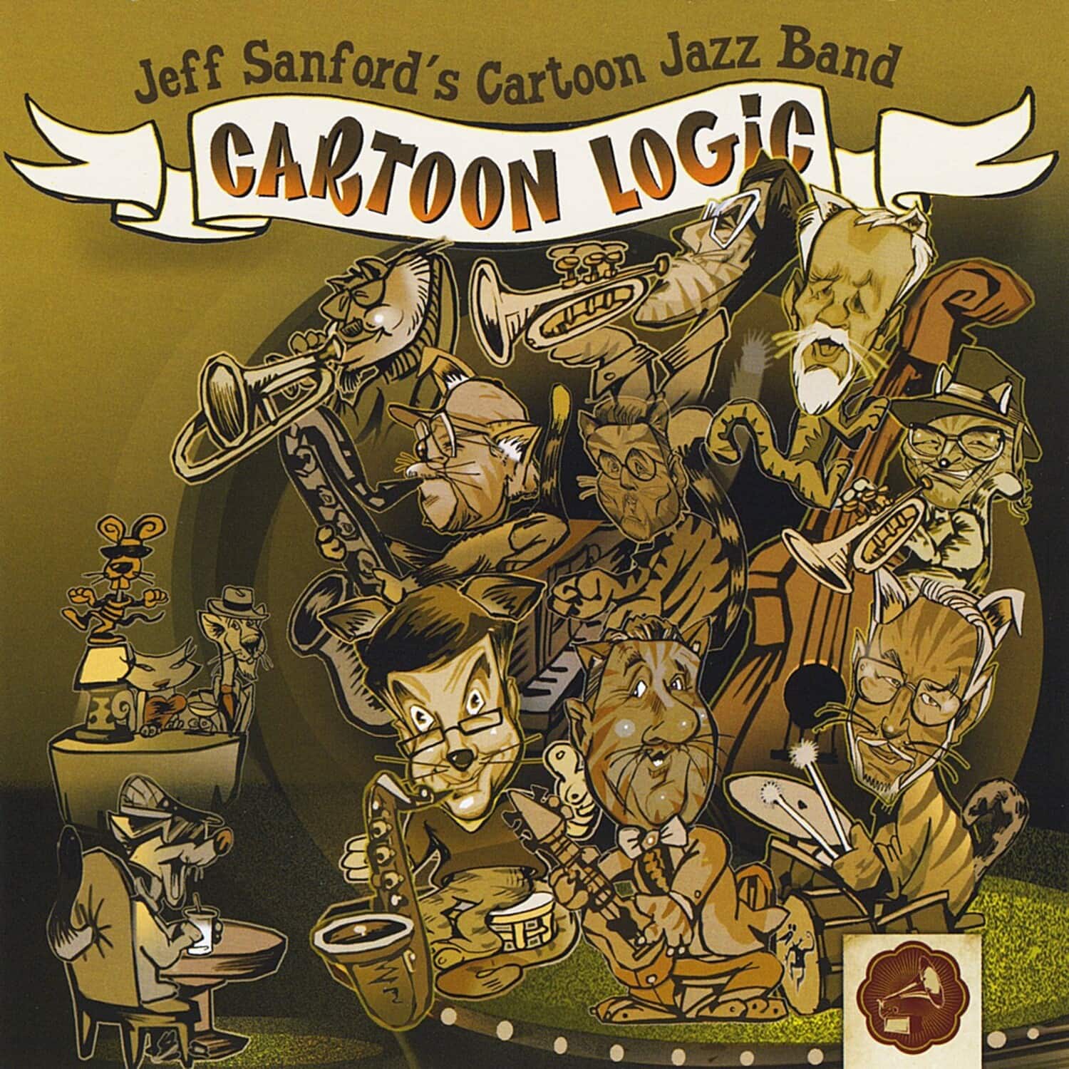 Jeff Sanford's Cartoon Jazz Band - Cartoon Logic   - COMPACT DISCS [CD]