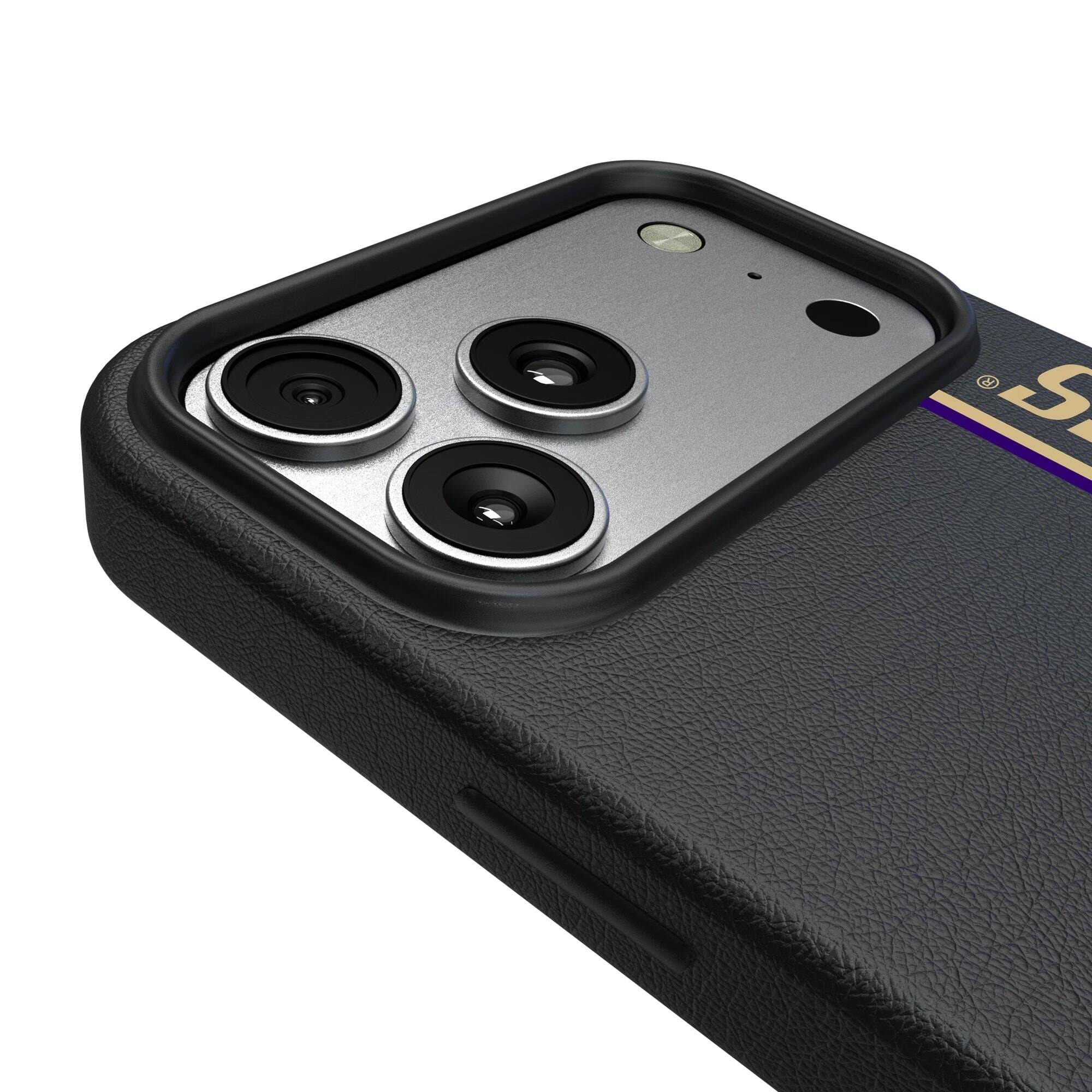 Alt View 2. Keyscaper - Washington Huskies iPhone Magnetic Bump Case - 15 - Black.