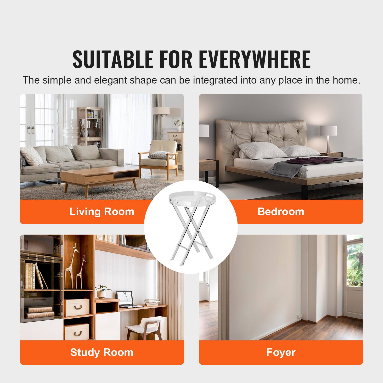 SUITABLE FOR EVERYWHERE

The simple and elegant shape can be integrated into any place in the home.

Living Room

Bedroom

Study Room

Foyer