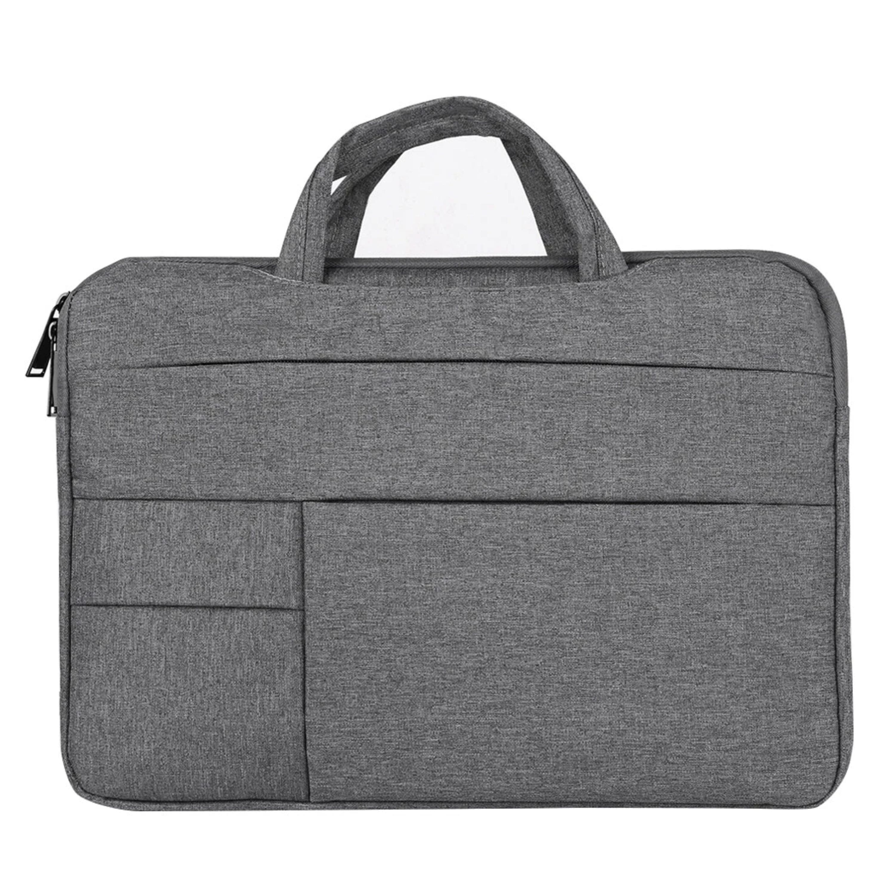 Kitcheniva - Padded Nylon Sleeve Case Carry Bag For 15" Laptop - Dark Gray