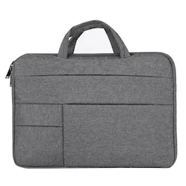 Kitcheniva - Padded Nylon Sleeve Case Carry Bag For 15" Laptop - Dark Gray