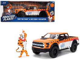 Jada - 2017 Ford F-150 Raptor w/ Graphics & Tony the Tiger Figure – Frosted Flakes Hollywood Rides 1/24 - Orange