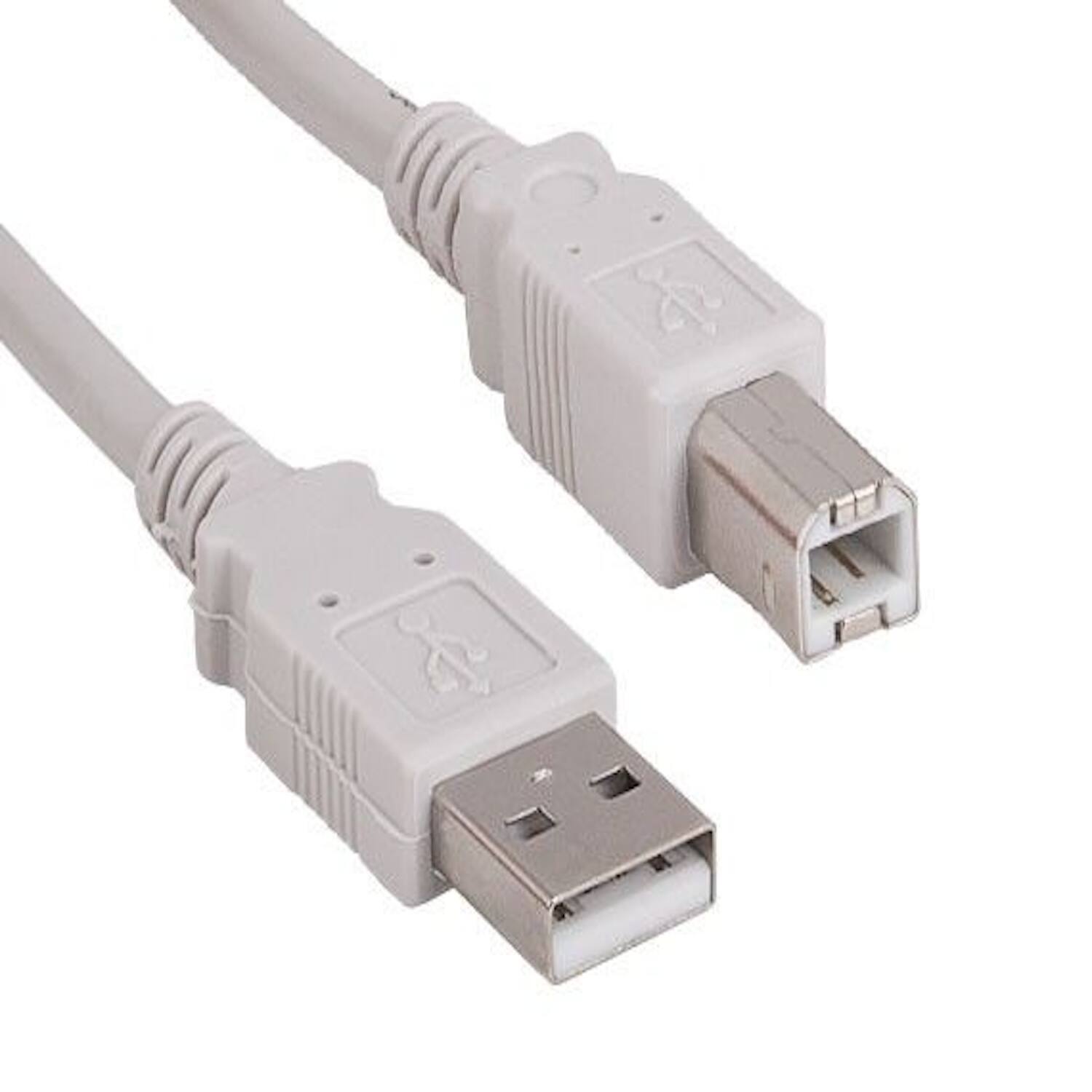 Sanoxy - 10ft USB 2.0 A Male to B Male Cable - White