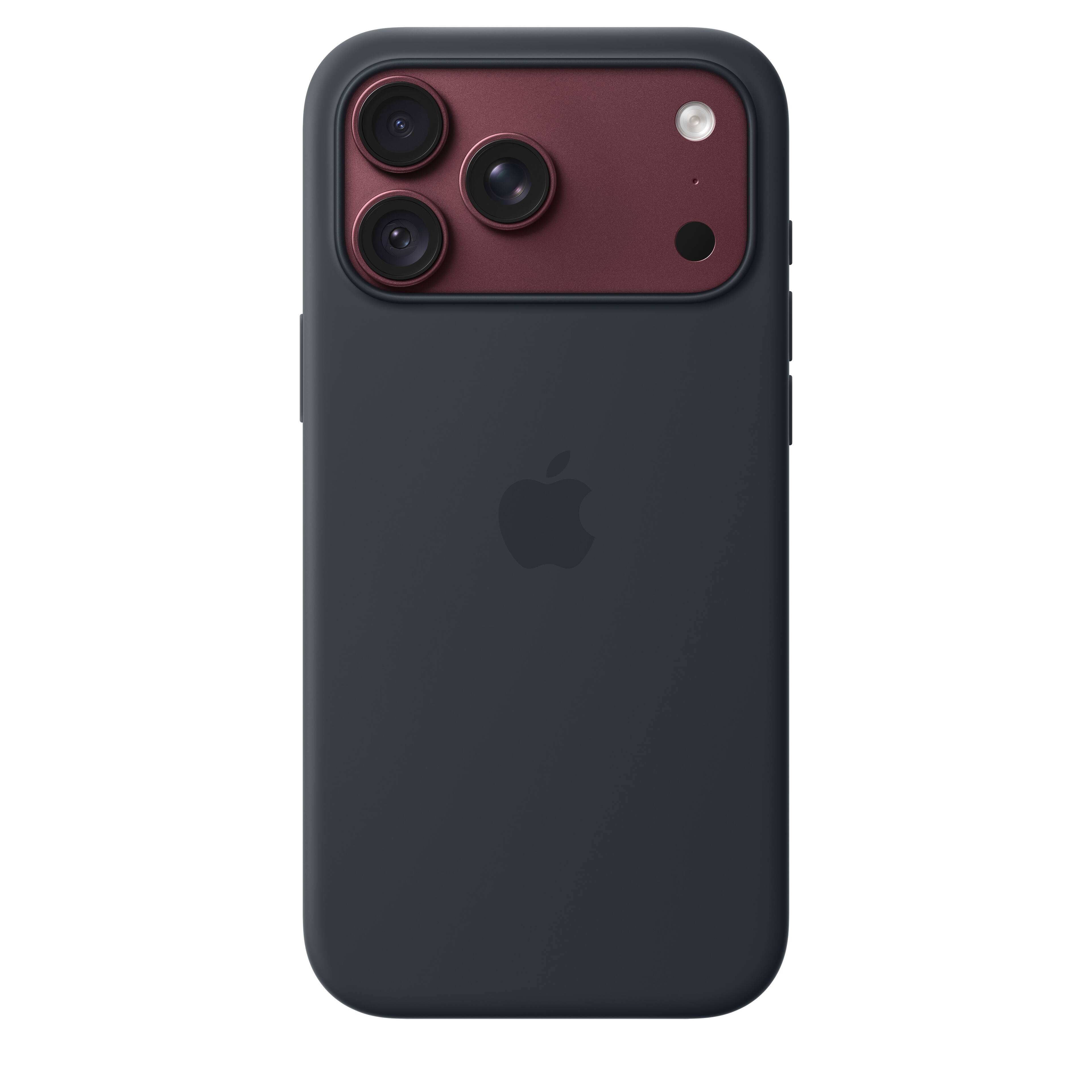 Alt View 1. Apple - iPhone 18 Pro Max Silicone Case with MagSafe - Navy Blue.