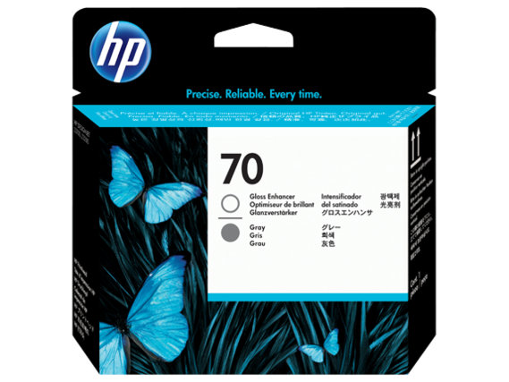 hp Precise. Reliable. Every time.
70 Gloss Enhancer
Intensificador de brillo del satinado
Optimiseur de brillant del satinado
Glanzverstärker
Gray Gris Grau
