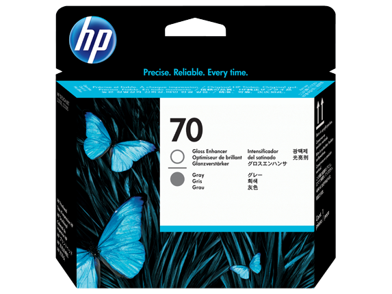 hp Precise. Reliable. Every time.  
70 Gloss Enhancer  
Intensificador de brillo del satinado  
Optimiseur de brillant del satinado  
Glanzverstärker  
Gray Gris Grau
