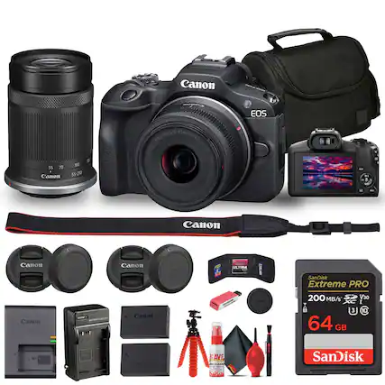 Canon EOS 55 70 Canon S 100 55-210 as 518:45mm LENS 14567 ANOMILENS a SIM o - E53 x Canon Canon Canoa Canon Canon ULTIMA SanDisk Extreme PRO Canon L . ITERFOWER NTE CHARAr Canon ...... -- -. I 200 MB/s 64 GB 3 V30 I C ....... -- AVE -. CLEAM SanDisk -