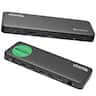 Plugable - Thunderbolt 4 Dock 100W Charging, Laptop Docking Station Dual Monitor Single 8K or Dual 4K HDMI for Windows and Mac - Black