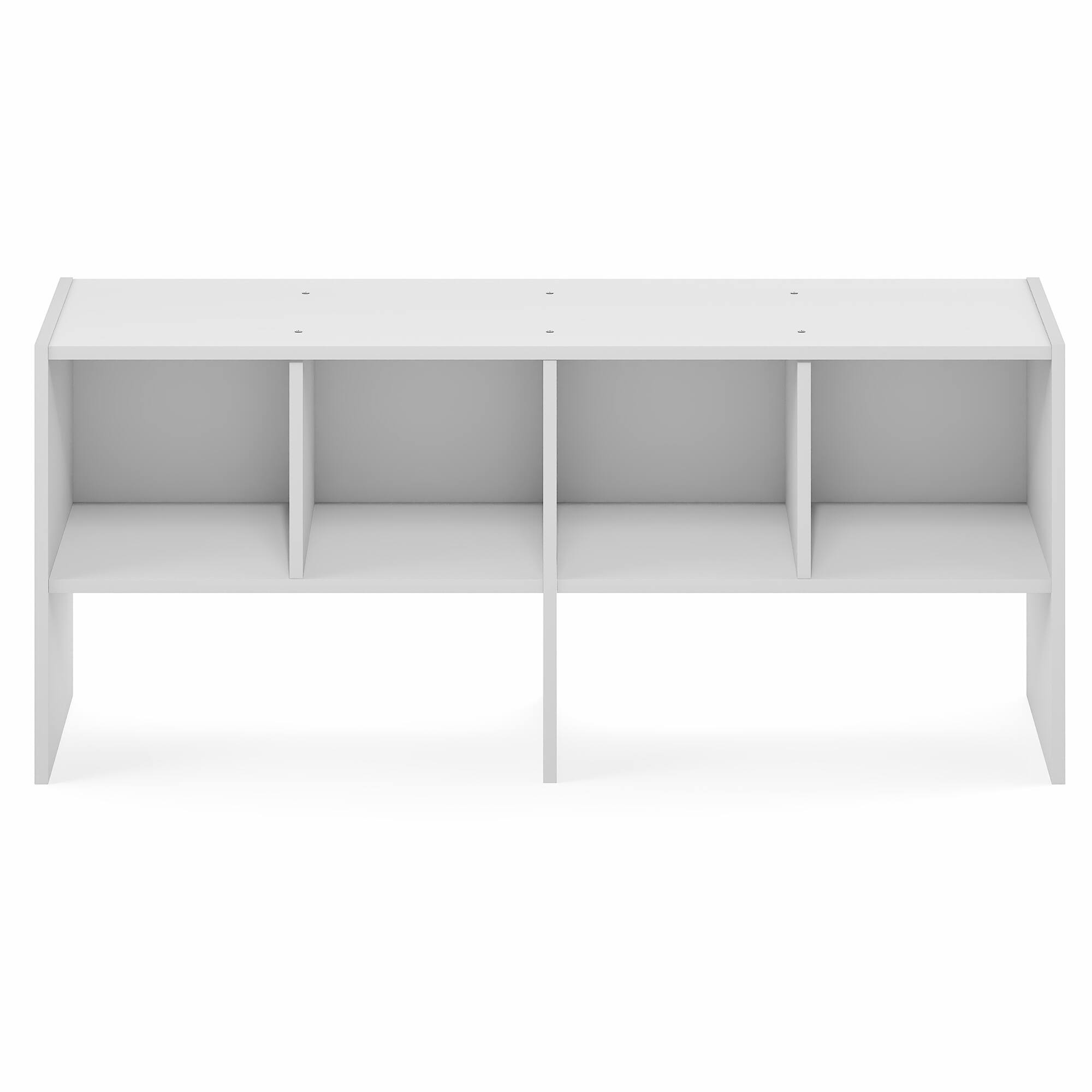 Alt View 5. Furinno - FANO Closet Organizers and Storage, 6-Cube Multipurpose Top Shelf Closet Shelf, Stackable, 11.7 x 36 x 15.4 - White.